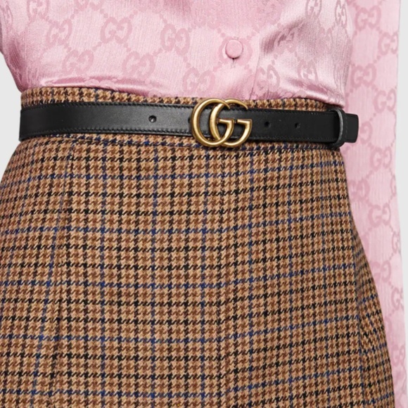 Gucci Accessories - Gucci GG Marmont Leather Belt 80 32